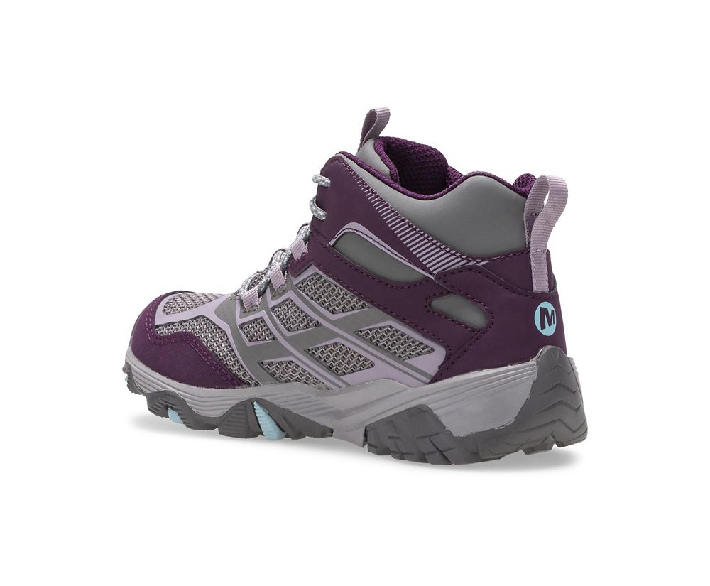 Tenis Criança - Merrell Moab Fst Mid Waterproof - Cinzentas - DIH132897